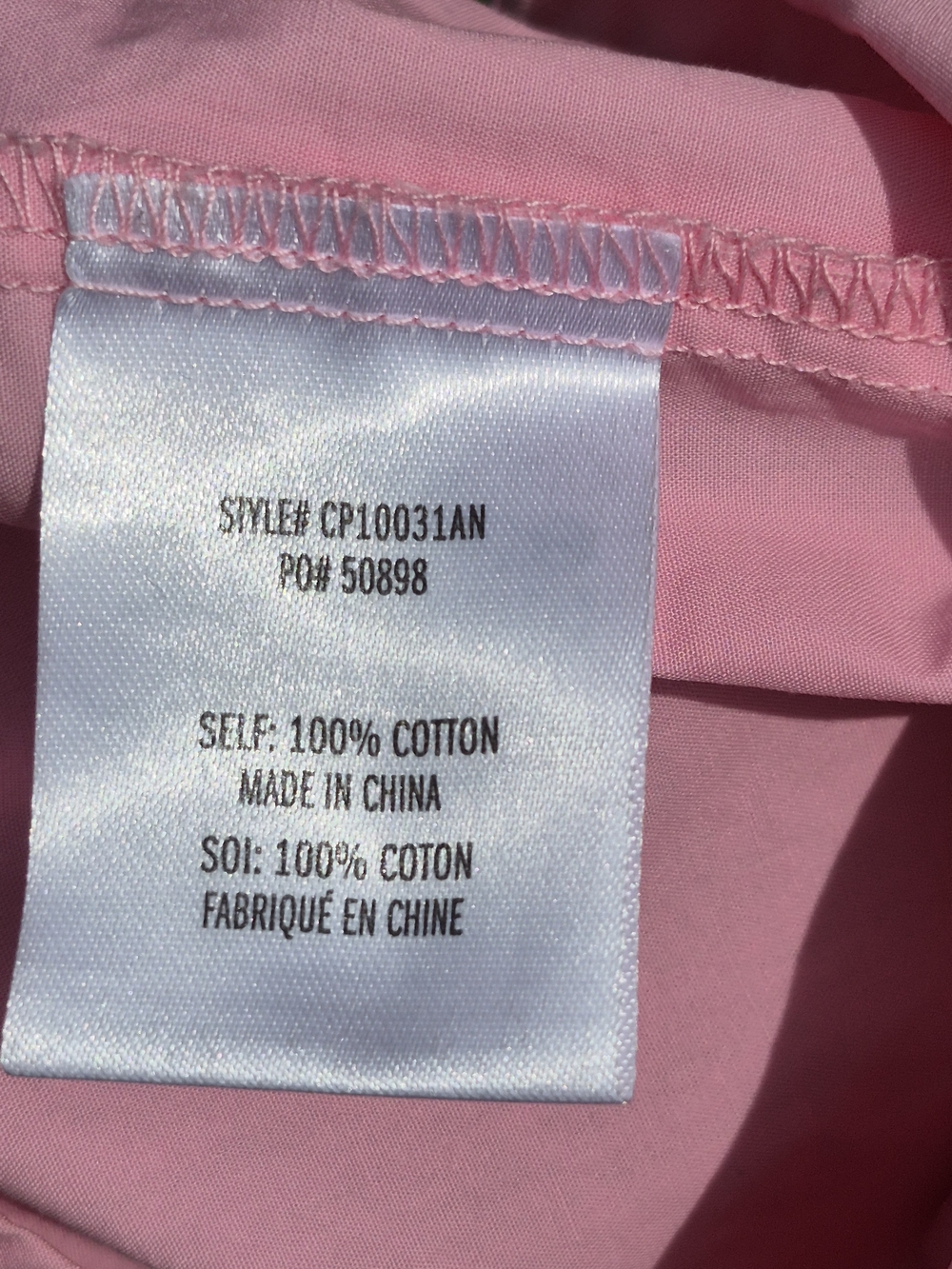 Eva Franco Pink Classic Buttondown Blouse-S - Picture 7 of 10